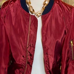Vintage Style Bomber Jacket